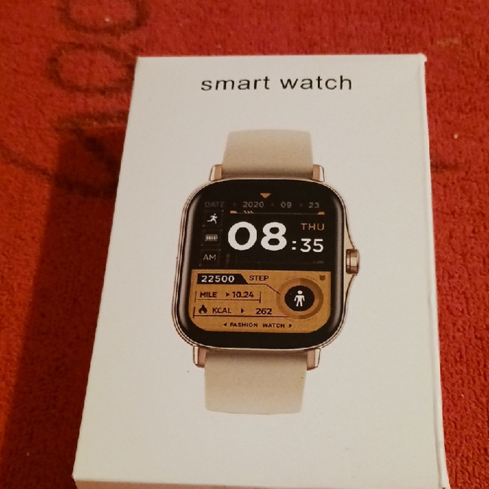 Smart Watch with Black Band
